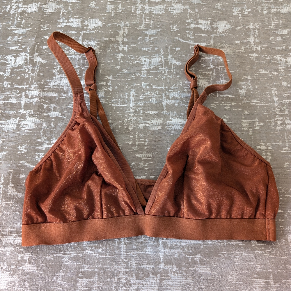 Auden Shimmering Copper Bralette